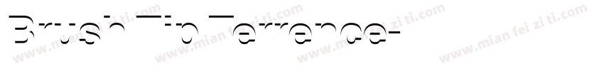 Brush Tip Terrence字体转换